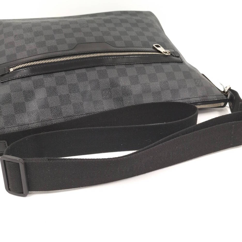 Louis Vuitton Graphite Bag Mick Damier Black Shoulder Black - Picture 4 of 10